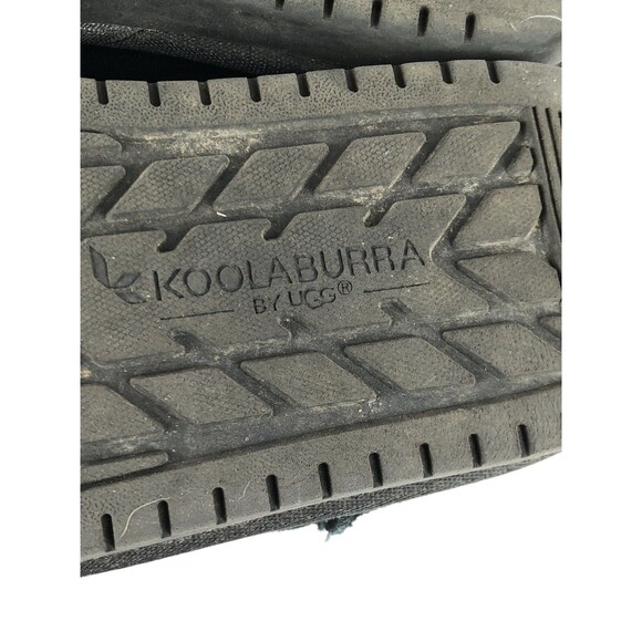 Koolaburra UGG Boots Girls Sz 4 Black Sherpa Boots Outdoor Fall Winter - Picture 7 of 8